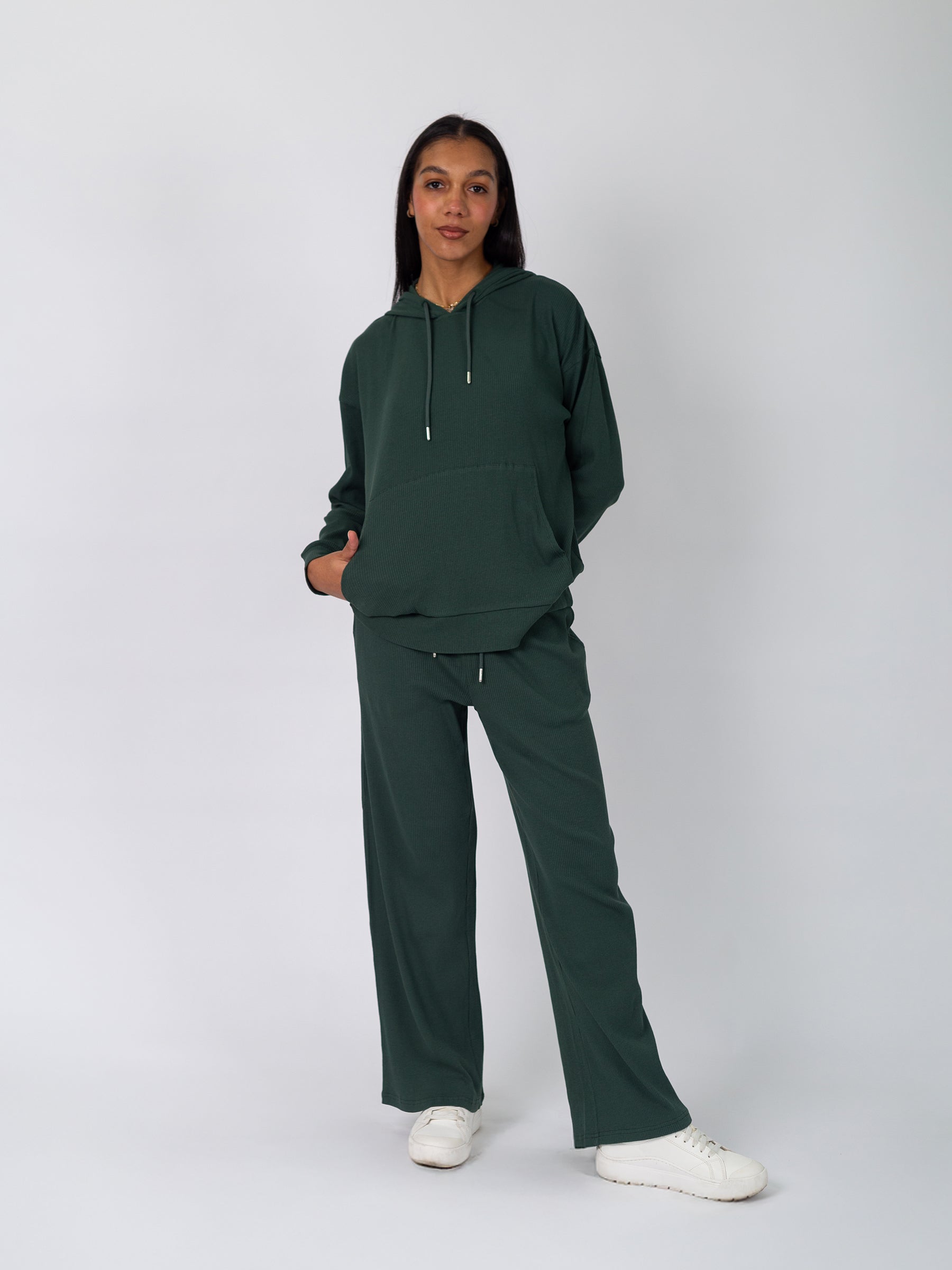 Revive™ Organic Cotton Hoodie | Juniper-Organic Low Impact Activewear-Happy Earth