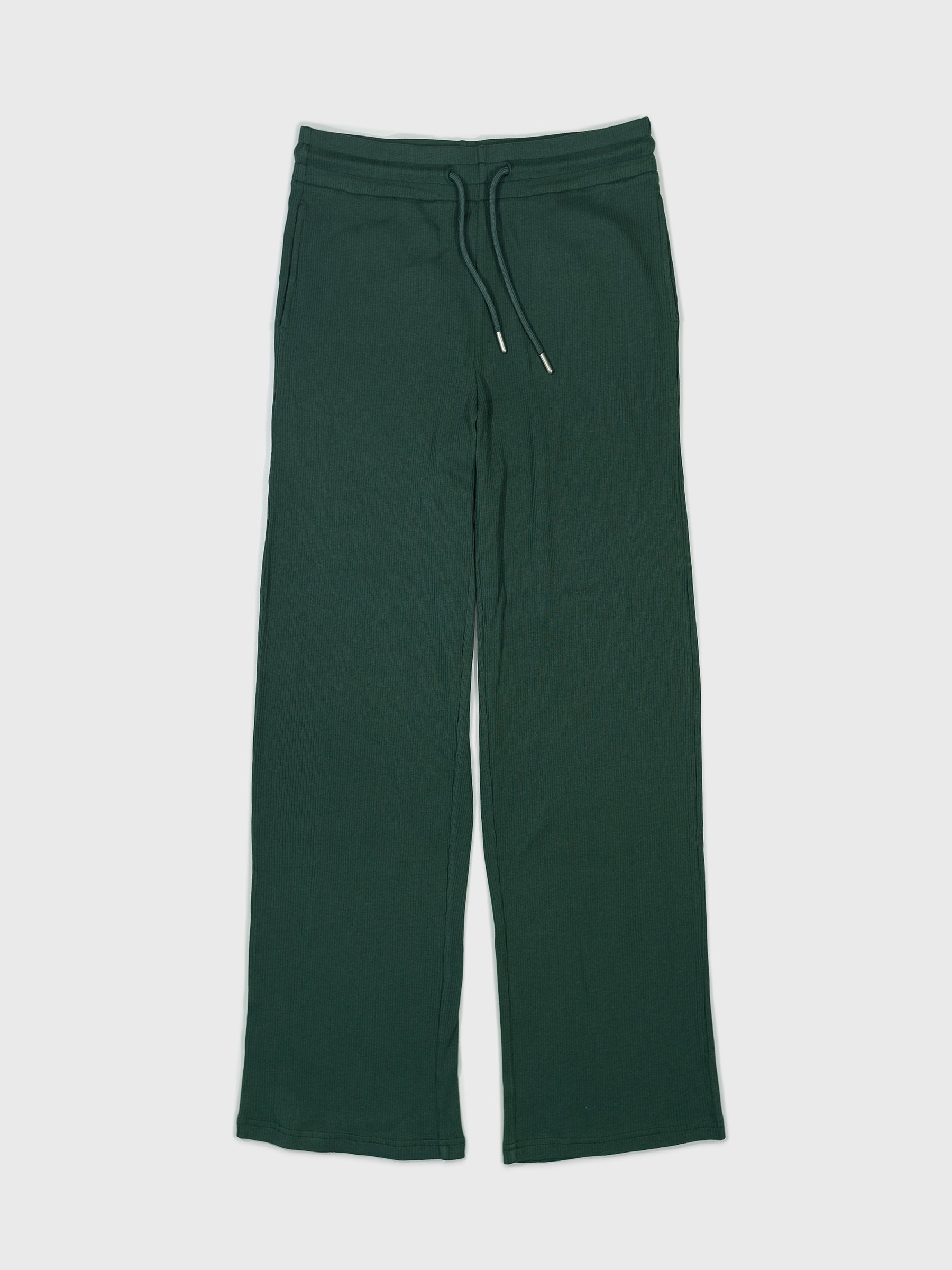 Revive™ Organic Cotton Wide-leg Pants | Juniper-Organic Low Impact Activewear-Happy Earth