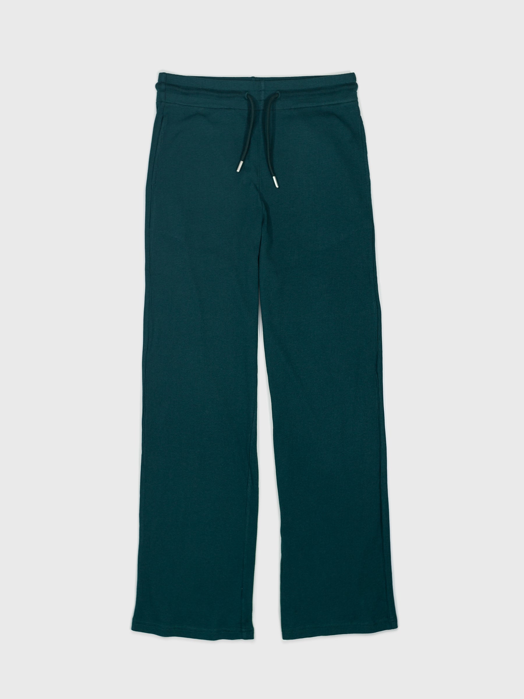 Revive™ Organic Cotton Wide-leg Pants | Monstera-Organic Low Impact Activewear-Happy Earth
