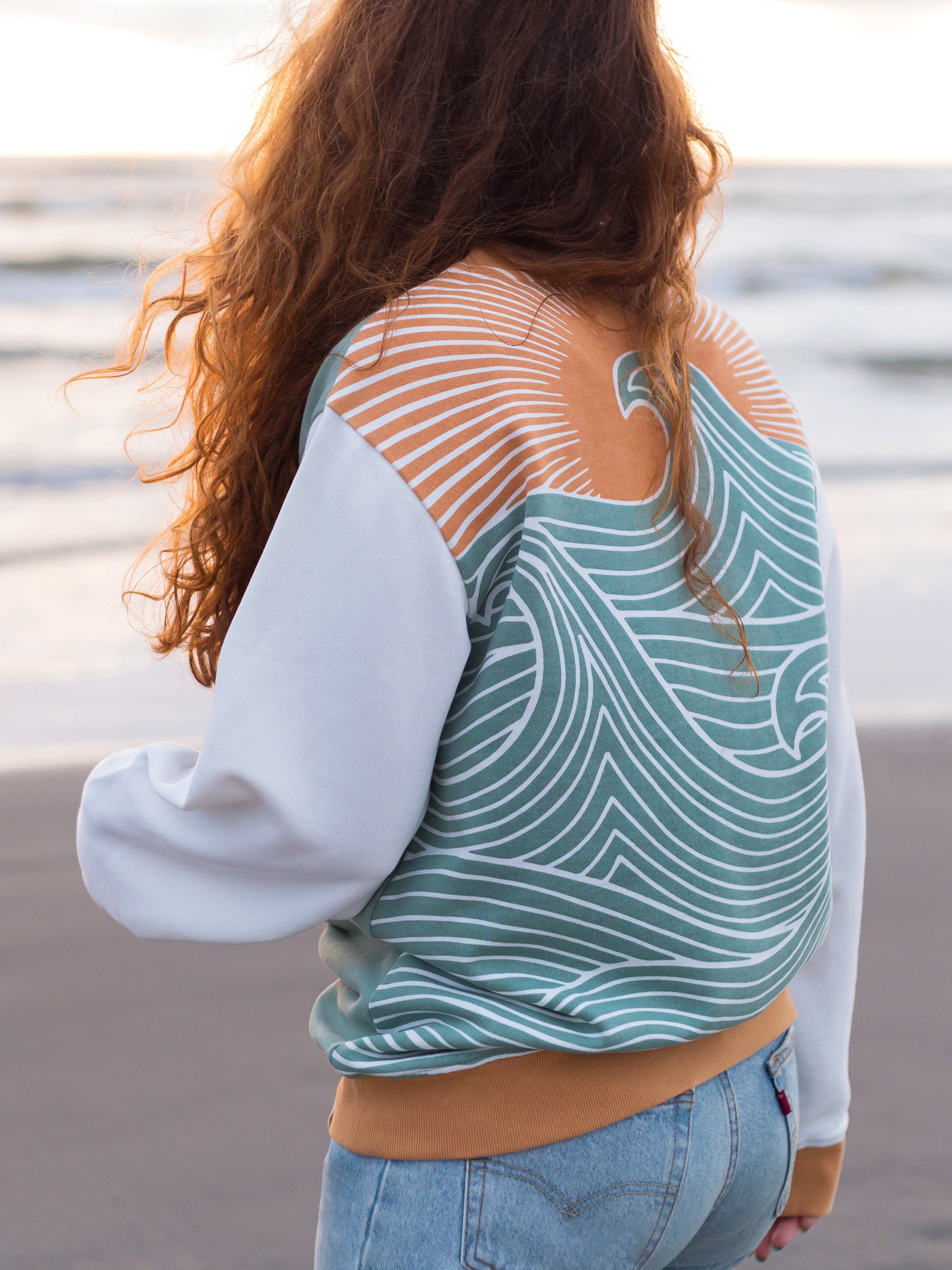 Rolling Seas Pullover-Organic Sweatshirt-Happy Earth