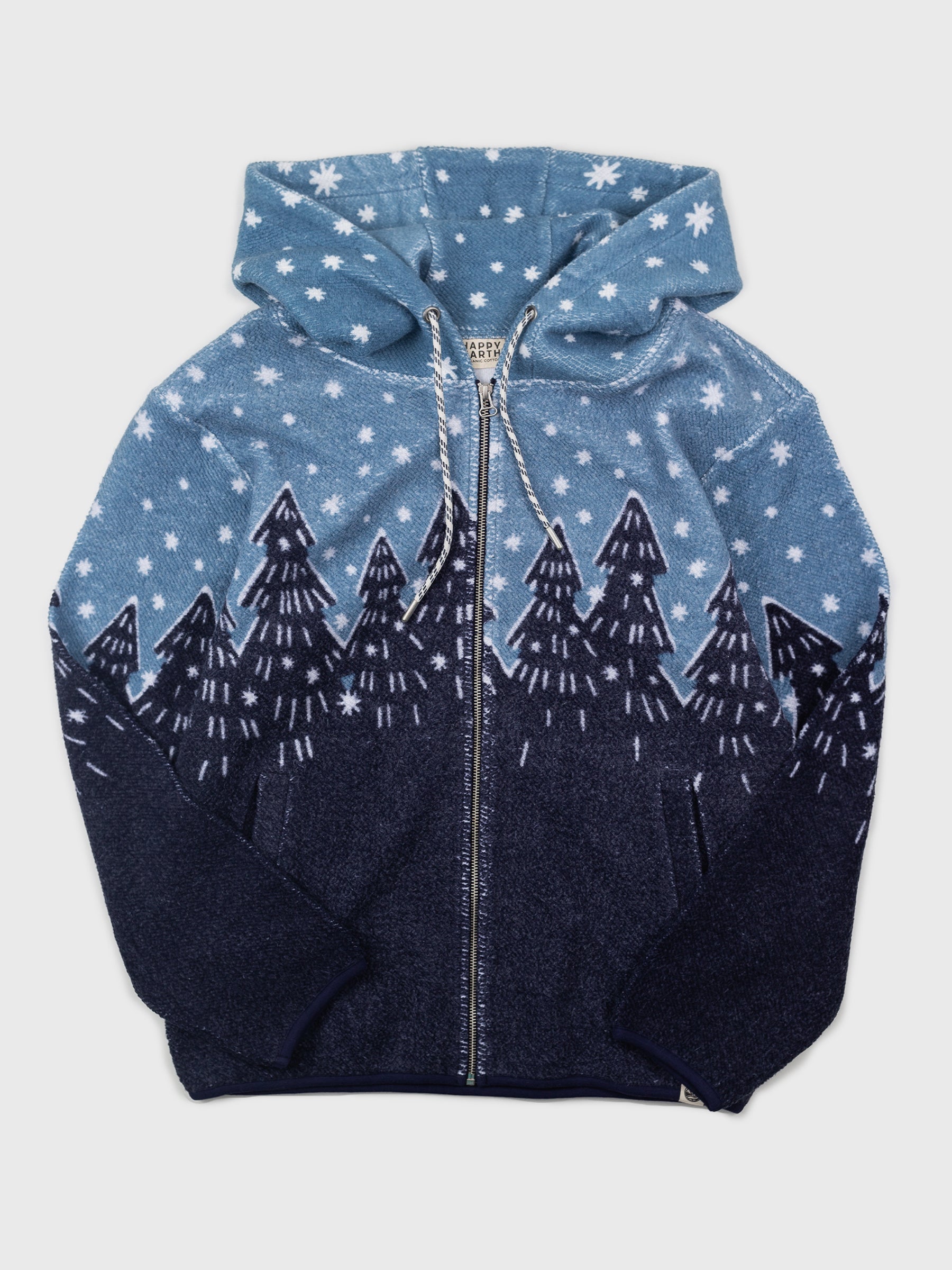 Forest Flurries Sherpa, a Organic Jacket by Happy Earth Apparel