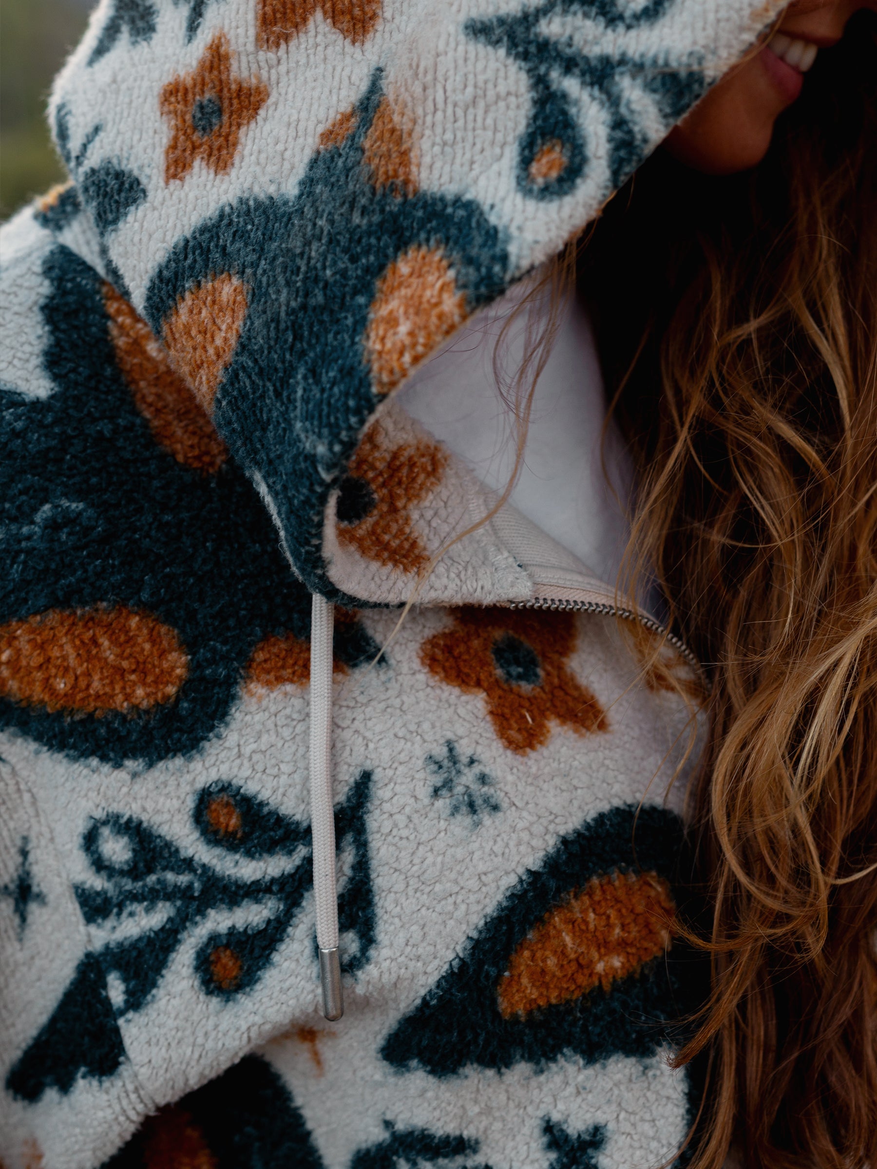 Hygge Sherpa, a Organic Jacket by Happy Earth Apparel