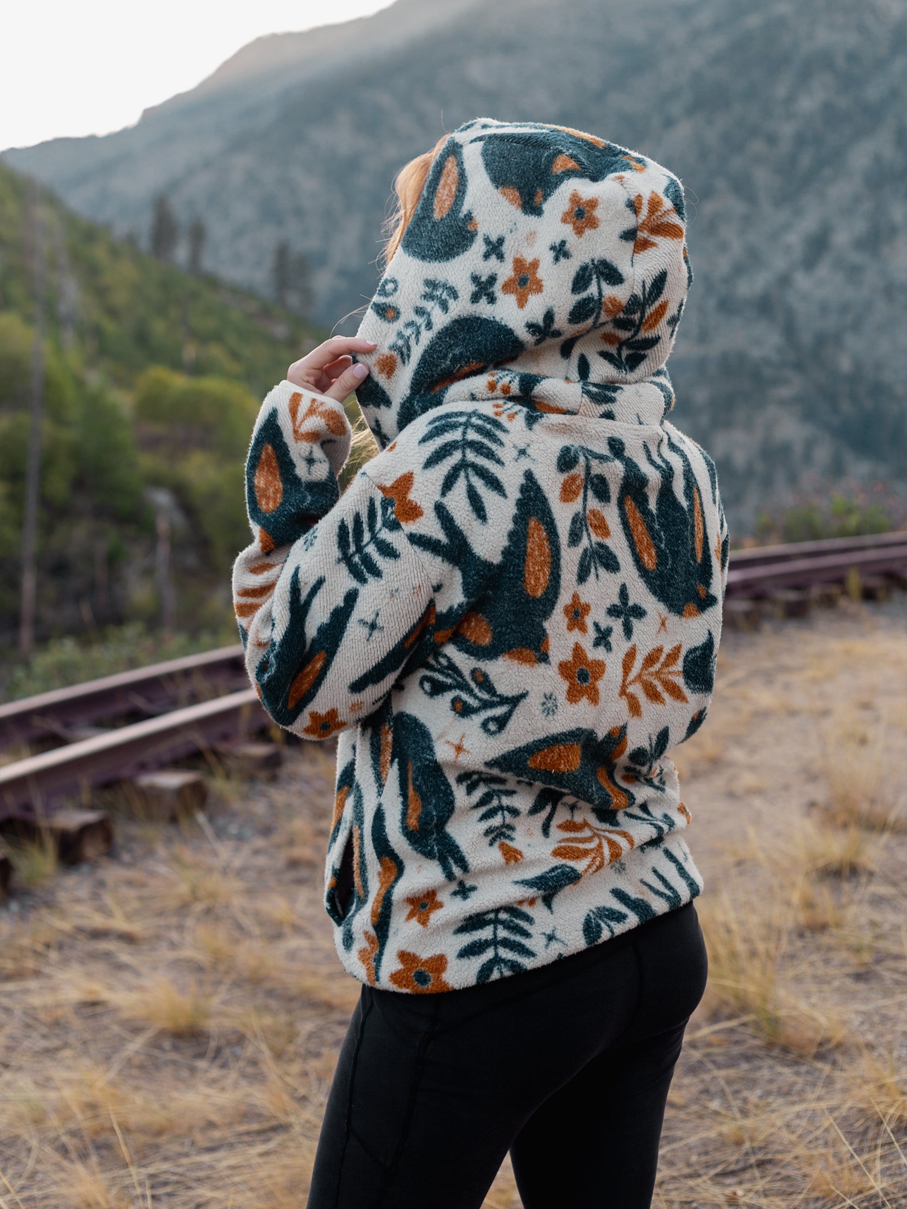 Hygge Sherpa, a Organic Jacket by Happy Earth Apparel