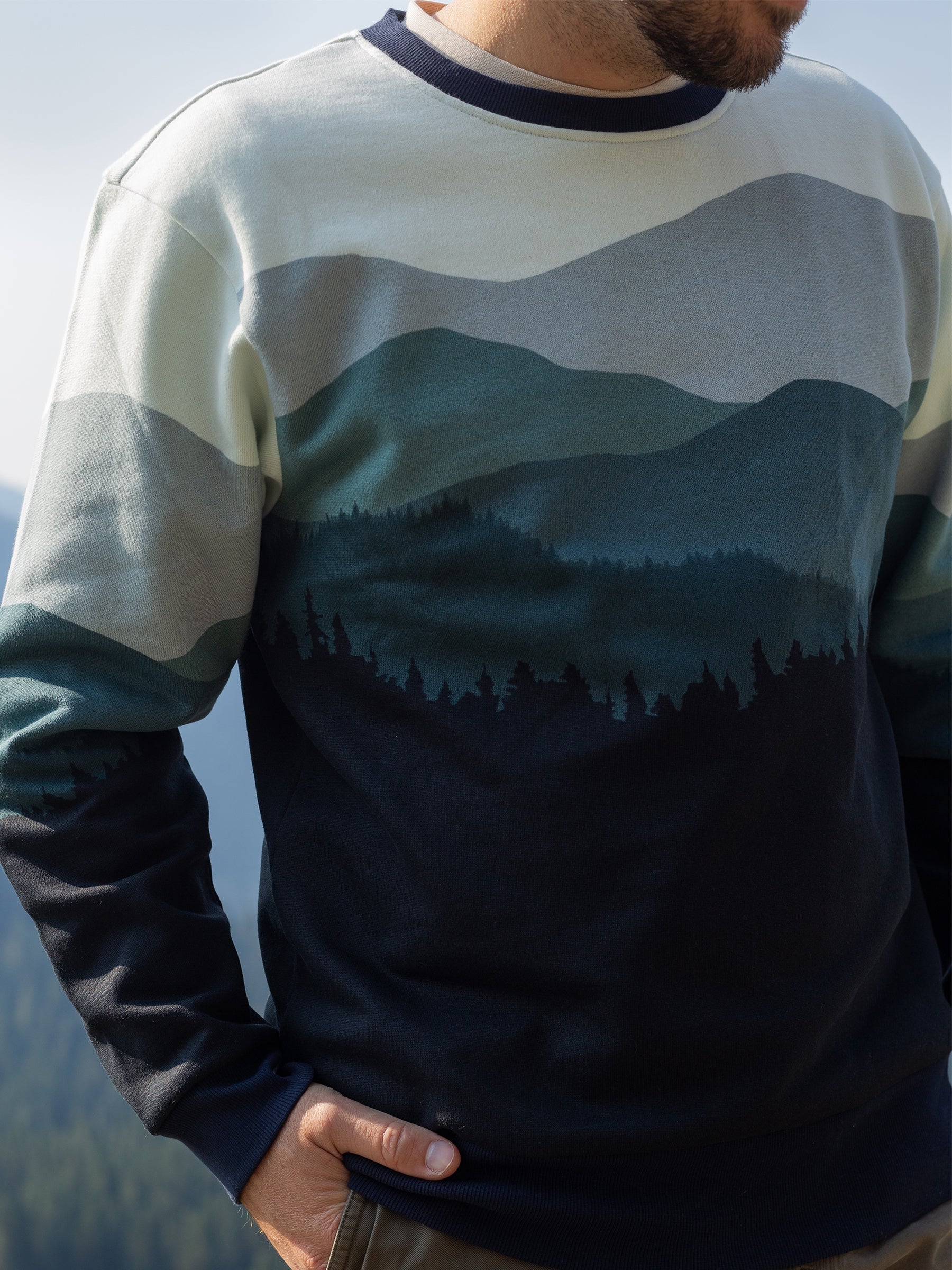 Smoky Mountains Pullover-Organic Sweatshirt-Happy Earth