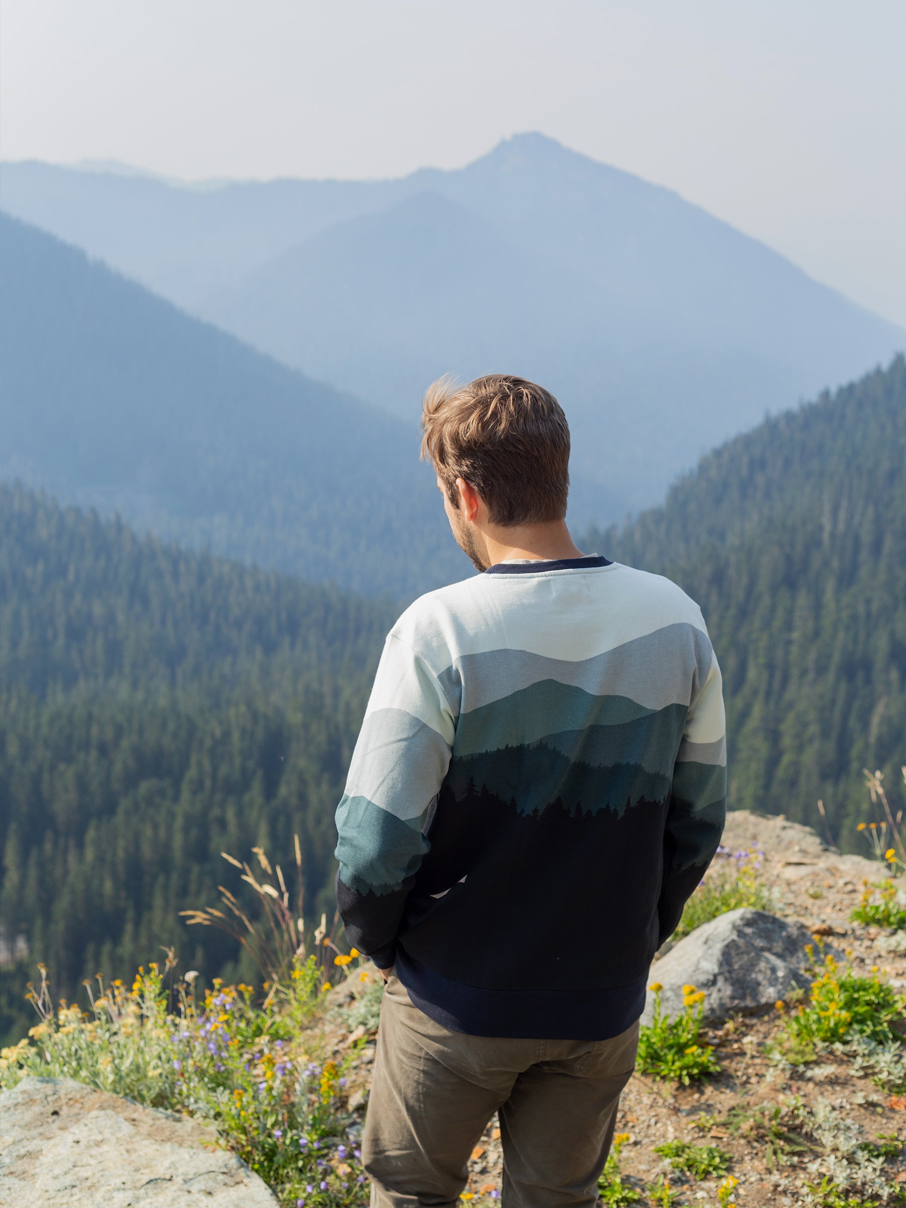 Smoky Mountains Pullover-Organic Sweatshirt-Happy Earth