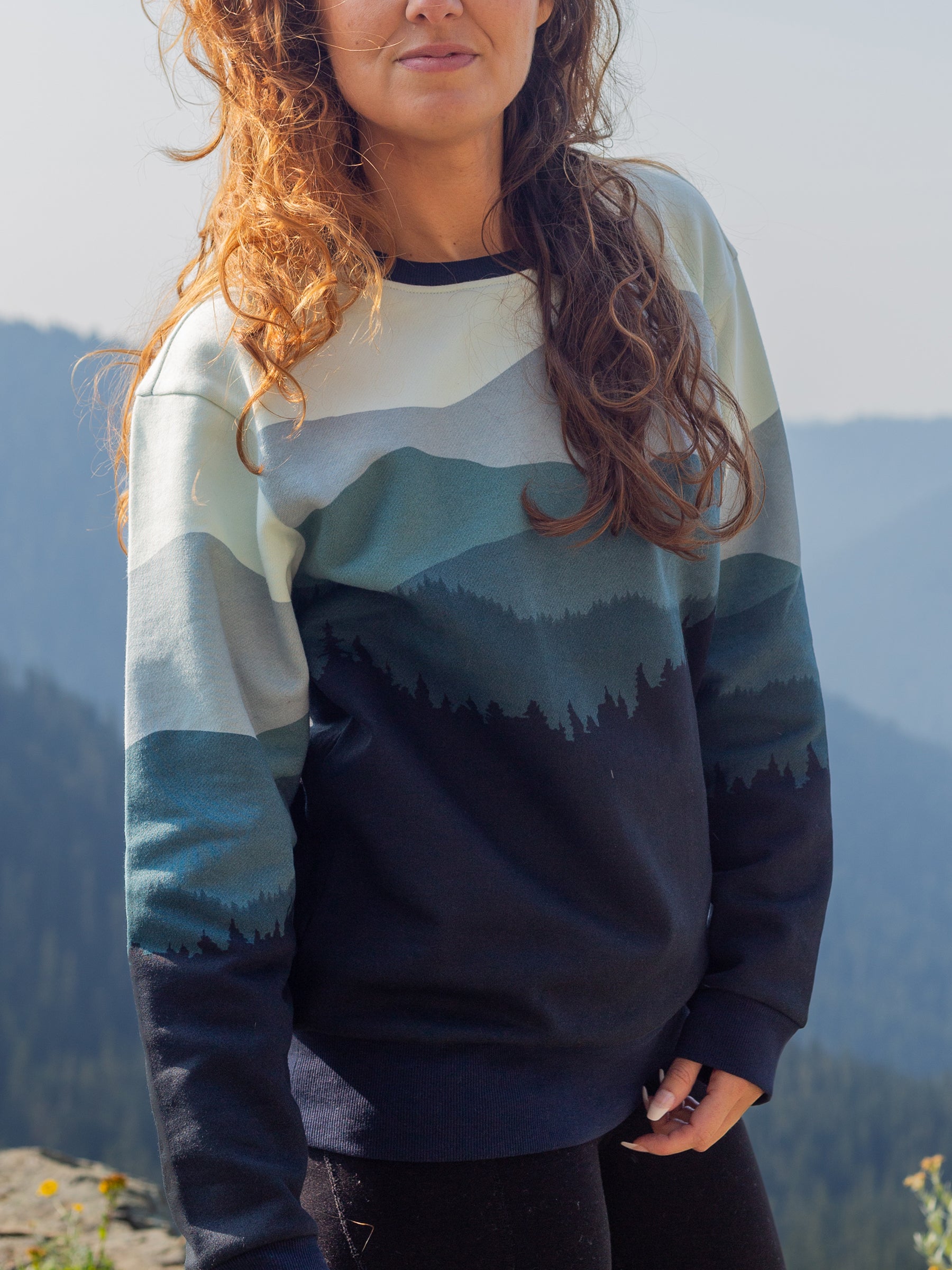 Smoky Mountains Pullover-Organic Sweatshirt-Happy Earth