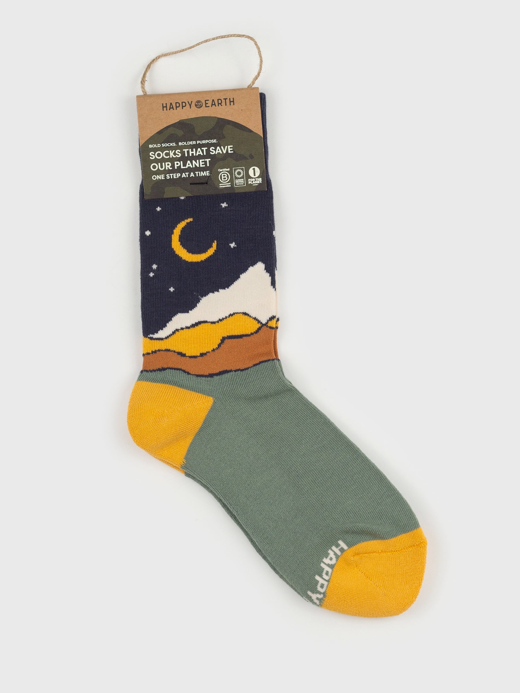 Starry Night Socks-Organic Socks-Happy Earth