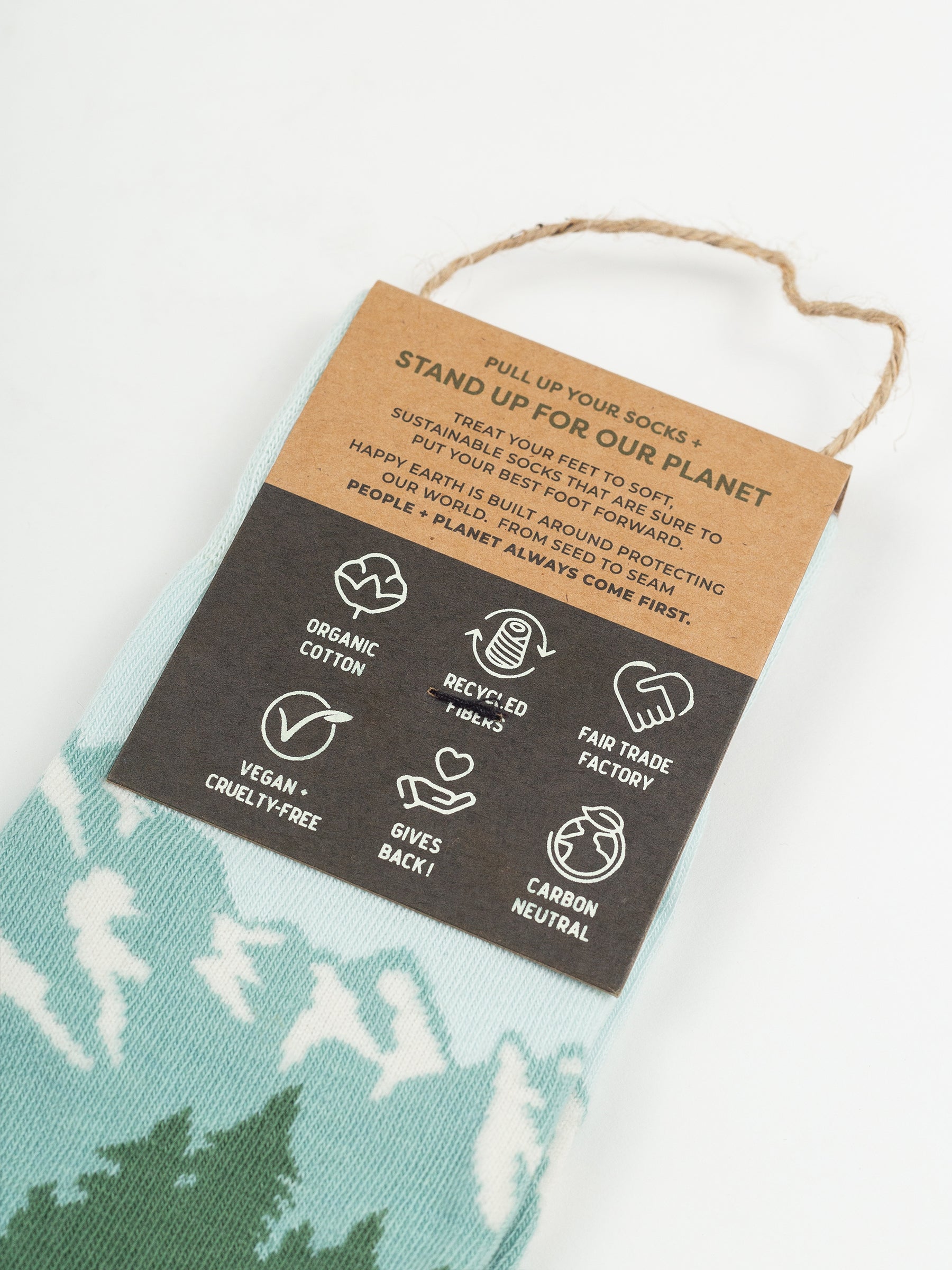 Tetons Socks-Organic Socks-Happy Earth