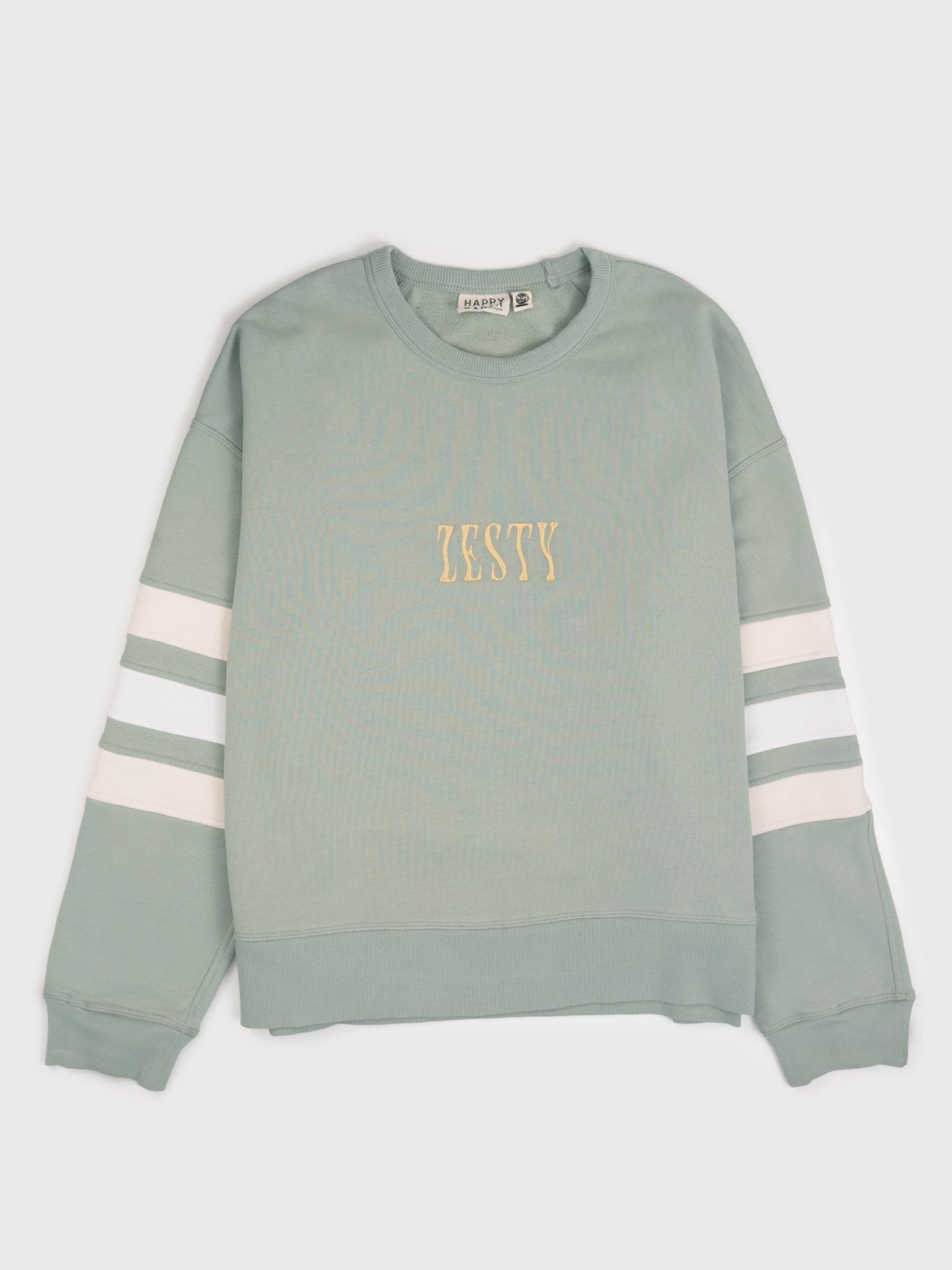 ZESTY Embroidered Organic Pullover