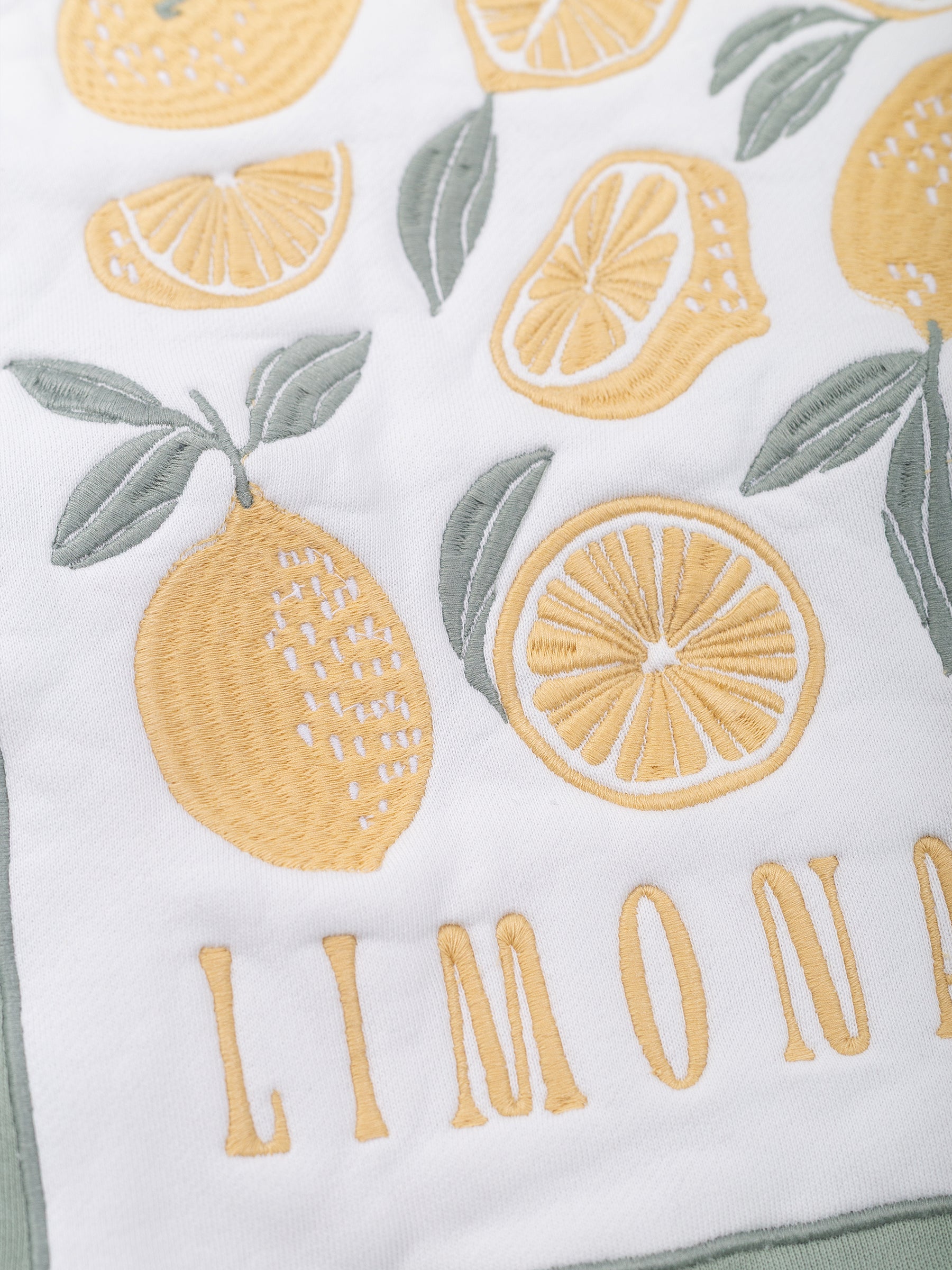 ZESTY Embroidered Organic Pullover