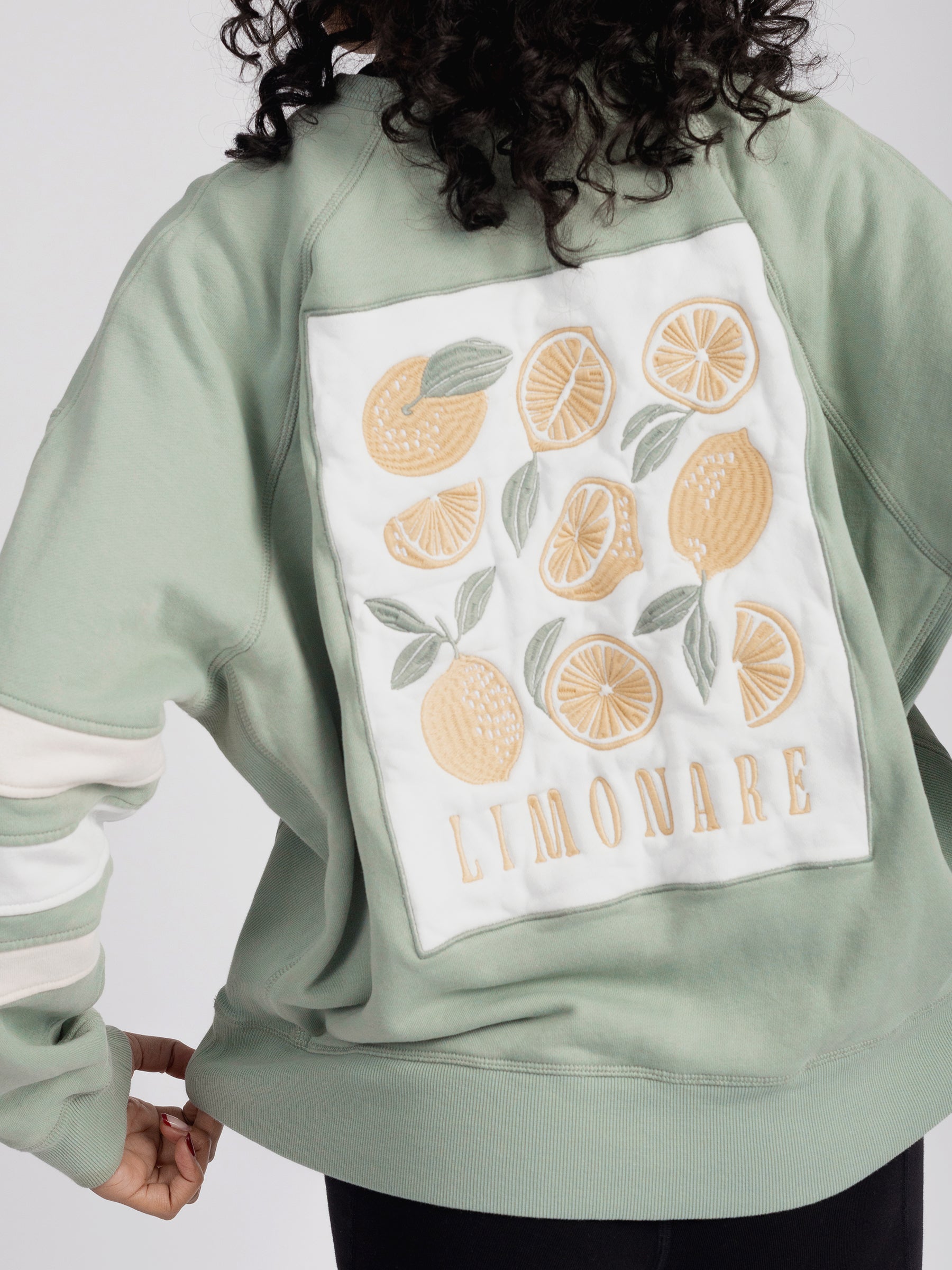 ZESTY Embroidered Organic Pullover
