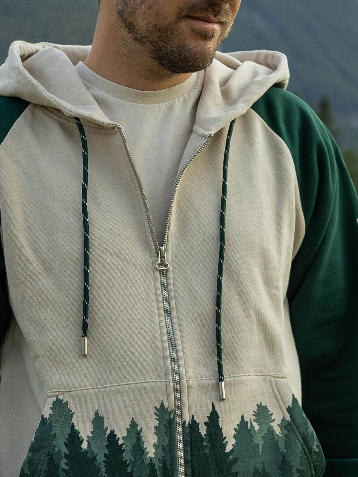 Fading Forest Zip Hoodie