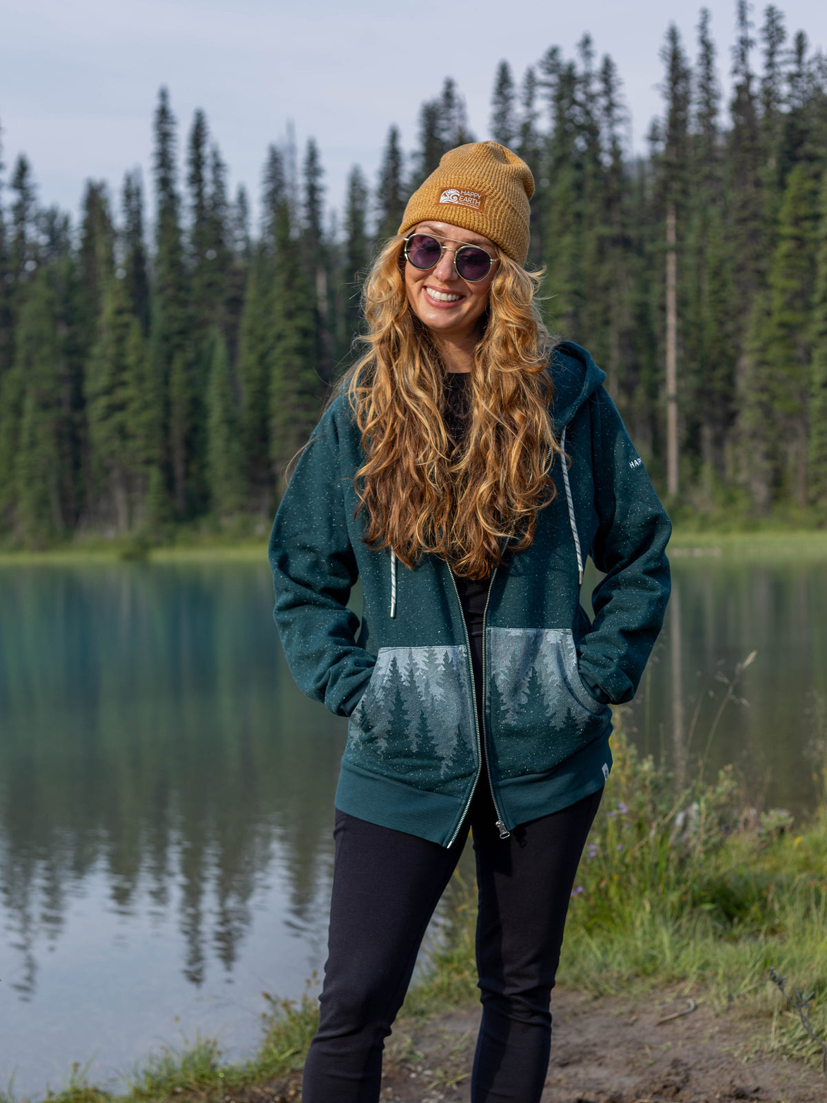 Misty Forest Zip Hoodie