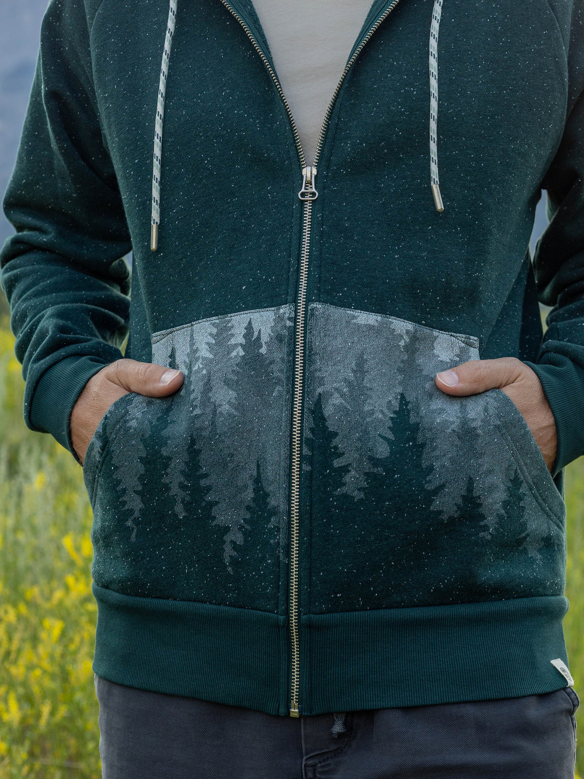 Misty Forest Zip Hoodie