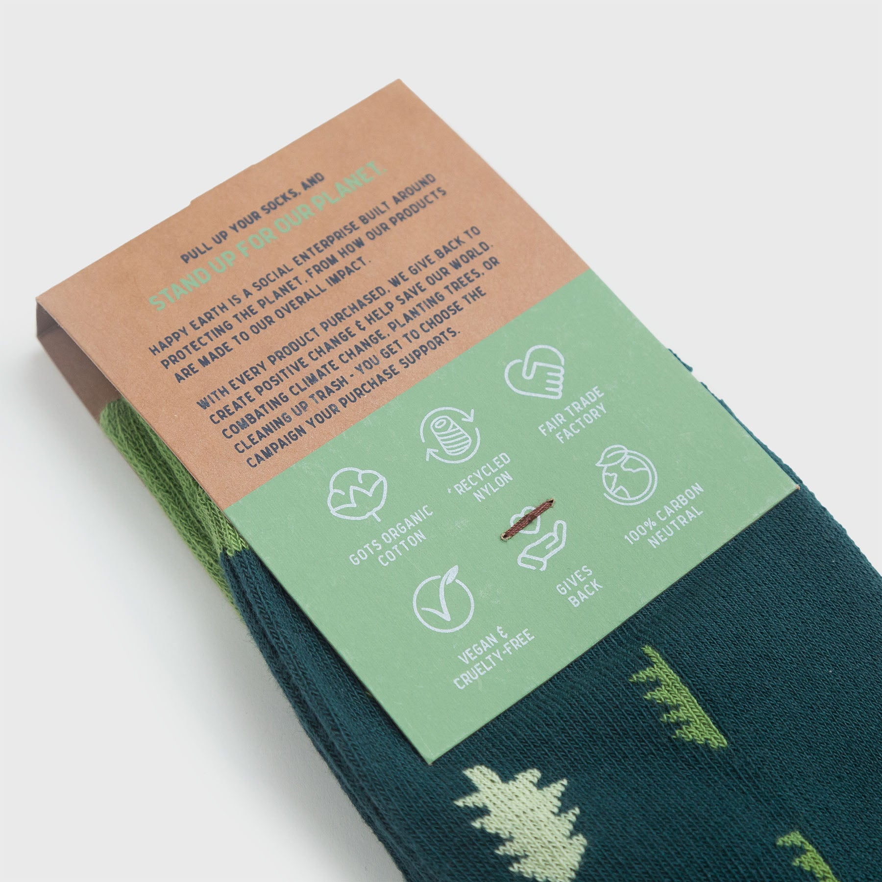 Tree Socks-Organic Socks-Happy Earth