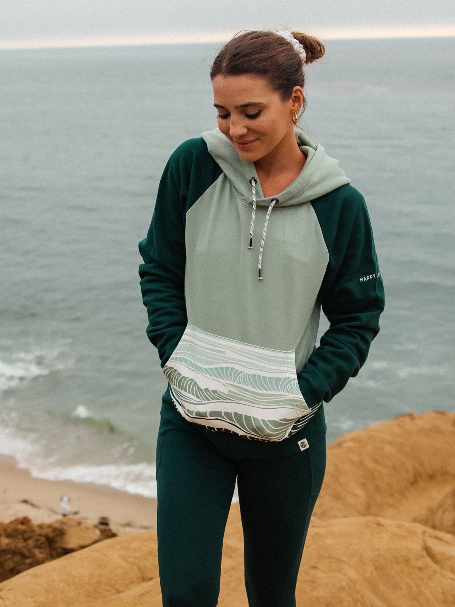 Beach Break Hoodie Organic Sweatshirt - Happy Earth Apparel